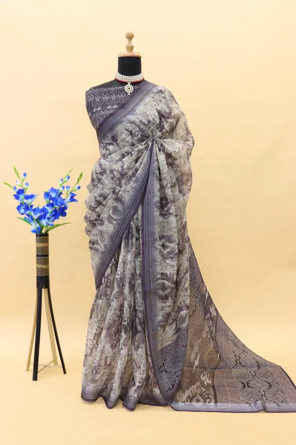 LINEN_FABRIC_DIGITAL_PRINT_SAREE